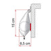 Fiamma Caravan Caravanstore XL 410 Manual Opening Awning Royal Grey Fabric Fiamma  - Dynamic Drive