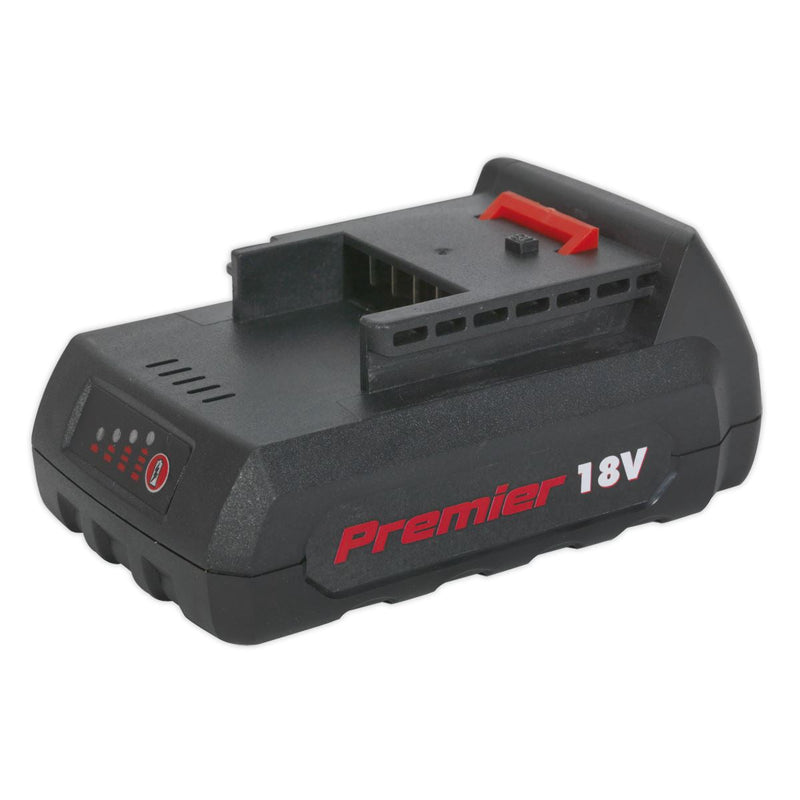 Sealey Power Tool Battery 18V 1.5Ah Li-ion for CP6018V CP6018VBP Sealey - Dynamic Drive