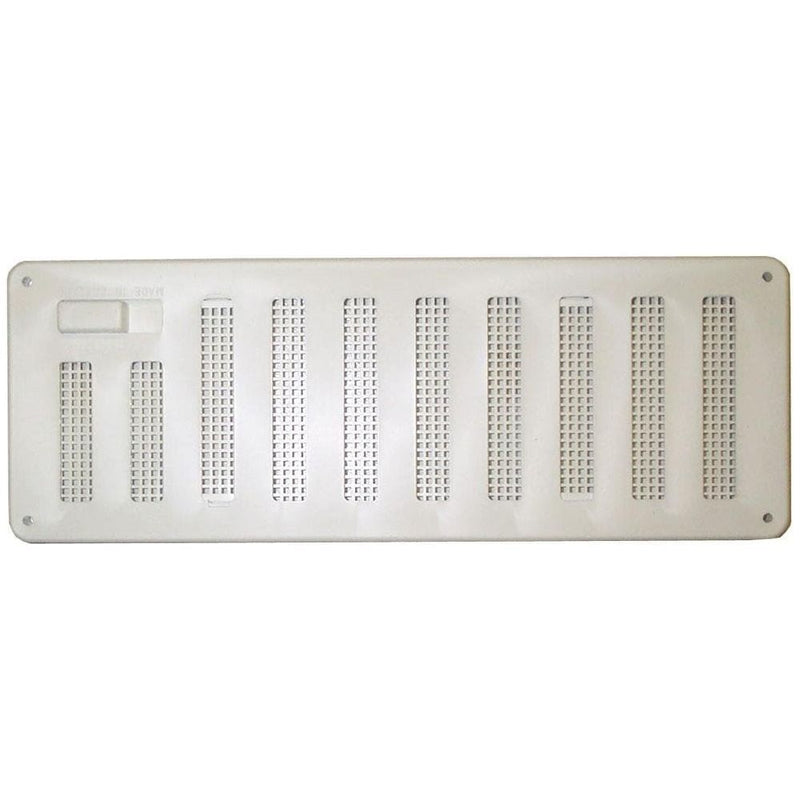 Int Hit & Miss Vent 95"X 35" White BM473 Stadium - Dynamic Drive