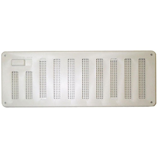 Int Hit & Miss Vent 95"X 35" White BM473 Stadium - Dynamic Drive