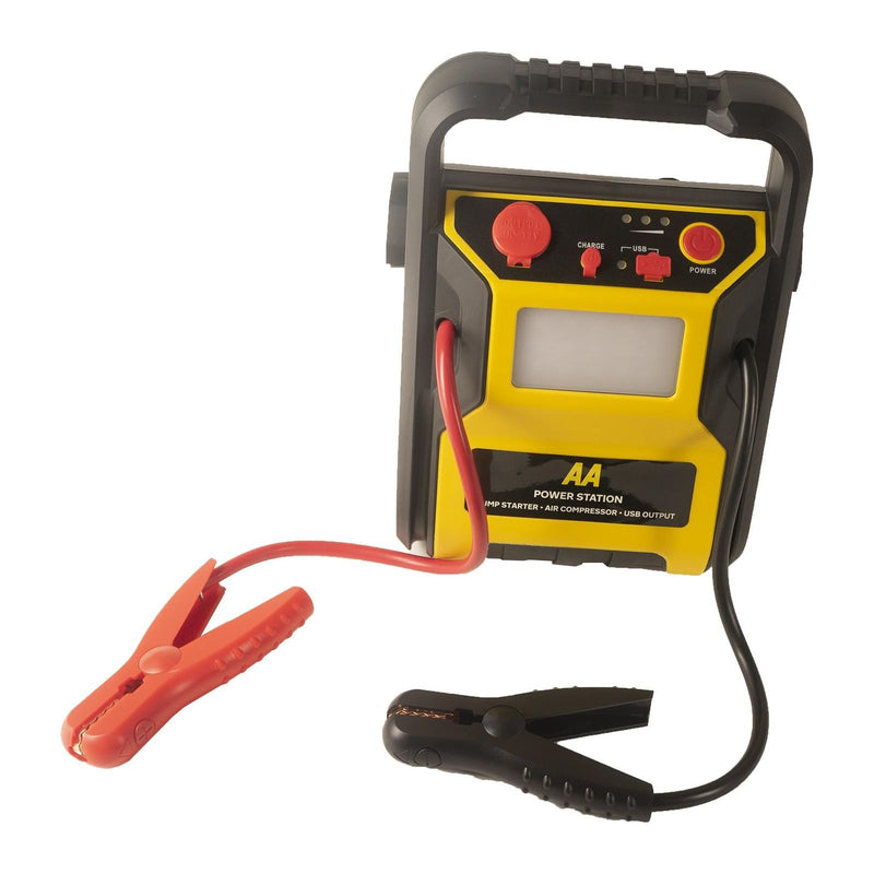 AA 12V 600A Car Van Battery Jump Starter Start Booster Compressor LED Power Pack AA - Dynamic Drive