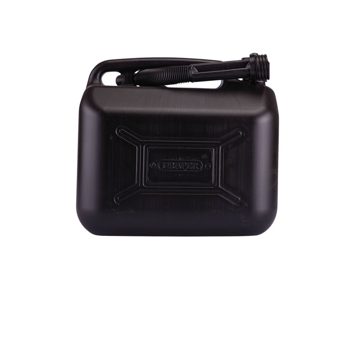 Draper Plastic Fuel Can, 10L, Black 09058 Draper - Dynamic Drive