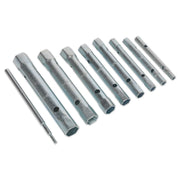 Metric Box Spanner Wrench Tubular Torque Bar Set Plug Sockets 8pc 6 - 22mm Seigen by Sealey  - Dynamic Drive