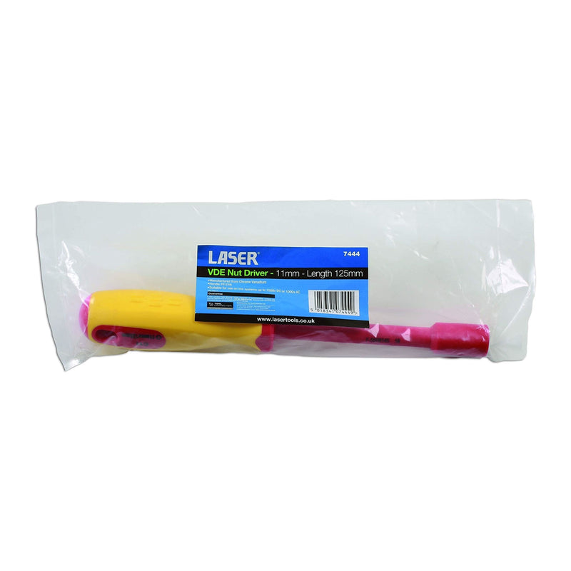 Laser VDE Nut Driver 11mm 7444 Laser - Dynamic Drive