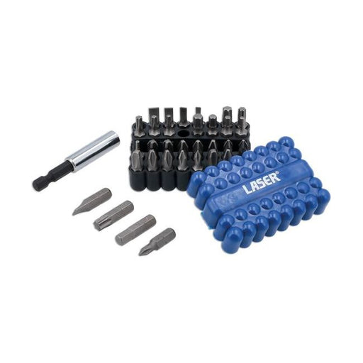 Laser Power Bits Set, includes JIS 33pc 8316 Laser - Dynamic Drive