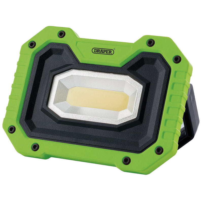Draper COB LED Worklight, 5W, 500 Lumens, Green, 4 x AA Batteries Supplied 87919 Draper - Dynamic Drive