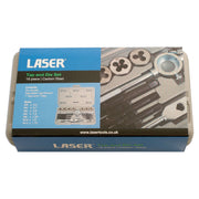 Laser Metric Tap & Die Set 16pc 1398 Laser - Dynamic Drive