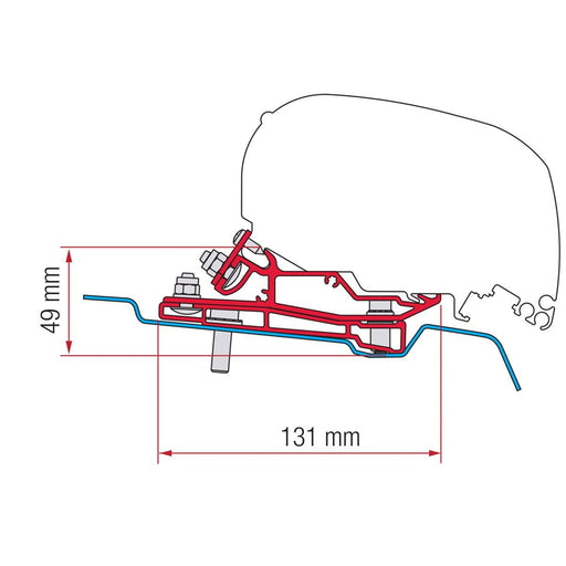 Fiamma Adapter Kit for Ford Transit H3 RVs Fiamma - Dynamic Drive
