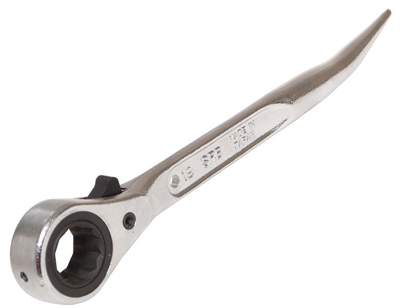 Priory 604 Reversible Ratchet Spanner Podger 19 x 21mm Steel Priory - Dynamic Drive