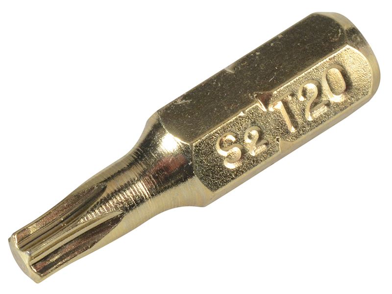 Forgefix TORX® Compatible Bit T20 x 25mm (Pack 10) ForgeFix - Dynamic Drive