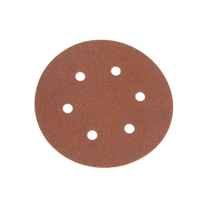 Faithfull Hook & Loop Sanding Disc DID2 Holed 150mm x 40G (Pack 25) Faithfull - Dynamic Drive