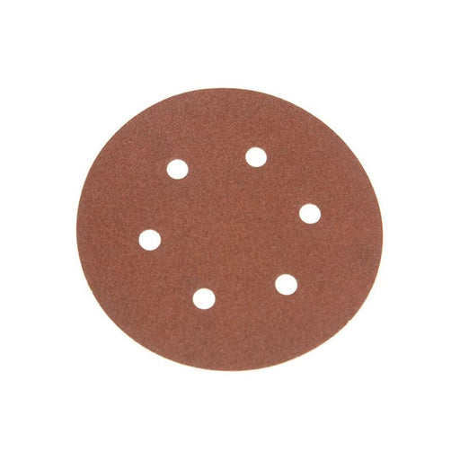 Faithfull Hook & Loop Sanding Disc DID2 Holed 150mm x 40G (Pack 25) Faithfull - Dynamic Drive