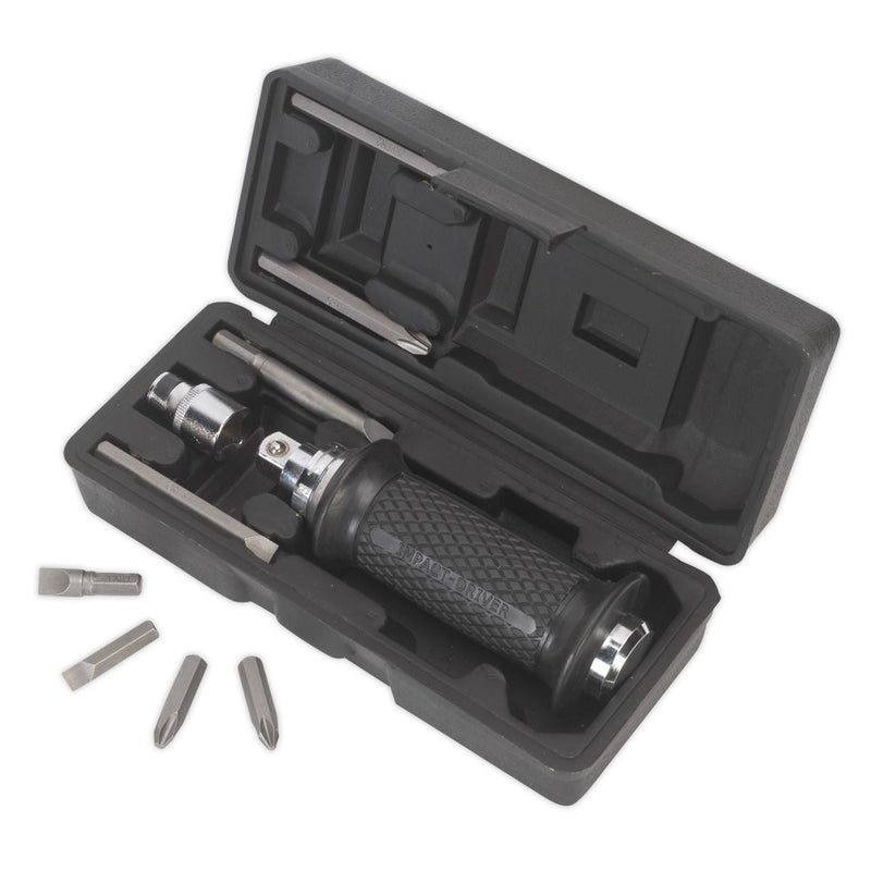 Sealey Impact Driver Set 10pc Protection Grip S0855 Siegen by Sealey - Dynamic Drive