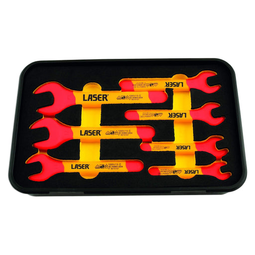 Laser Insulated Open Ended Spanner Set 7pc 6048 Laser - Dynamic Drive