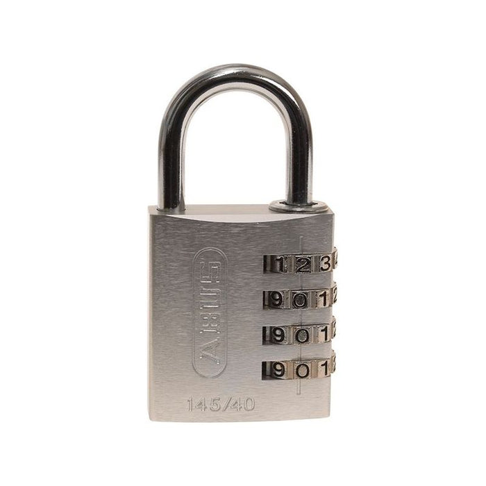 Abus Mechanical 145/40 40mm Aluminium Combination Padlock Silver 49543 ABUS Mechanical - Dynamic Drive