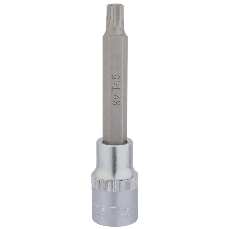 Draper TX-STAR Socket Bit, 1/2" Sq. Dr., T45 x 100mm 16316 Draper - Dynamic Drive