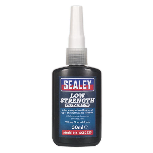 Sealey Thread Lock Low Strength 50ml SCS222S Sealey - Dynamic Drive