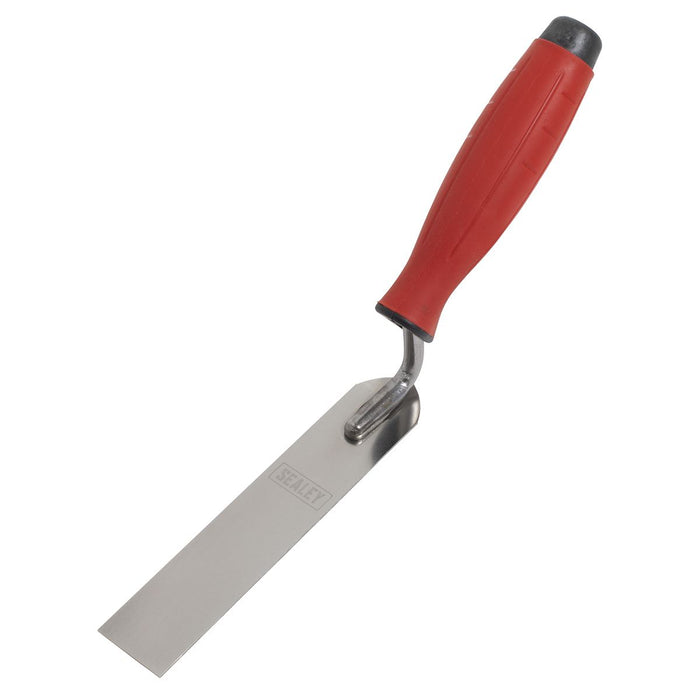 Sealey Stainless Steel Finishing Trowel with Rubber Handle 30 x 160mm T1740 Sealey - Dynamic Drive