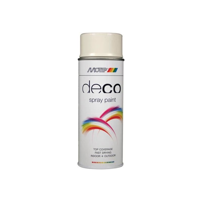 Motip® Deco Spray Paint High Gloss RAL 9002 Grey White 400ml MOTIP® - Dynamic Drive