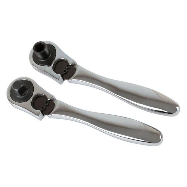 Laser Socket & Bit Driver Ratchet Set 1/4"D 2pc 6787 Laser - Dynamic Drive