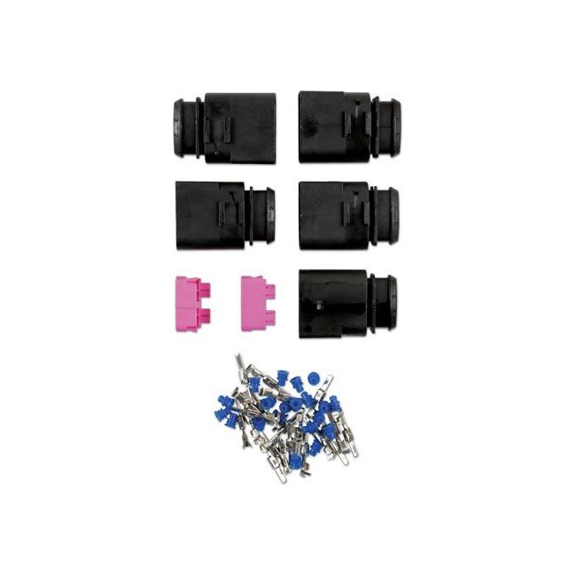 Connect for VW Electrical Male Connector 2.8mm 4 Pin Kit 45pc 37382 Tool Connection - Dynamic Drive