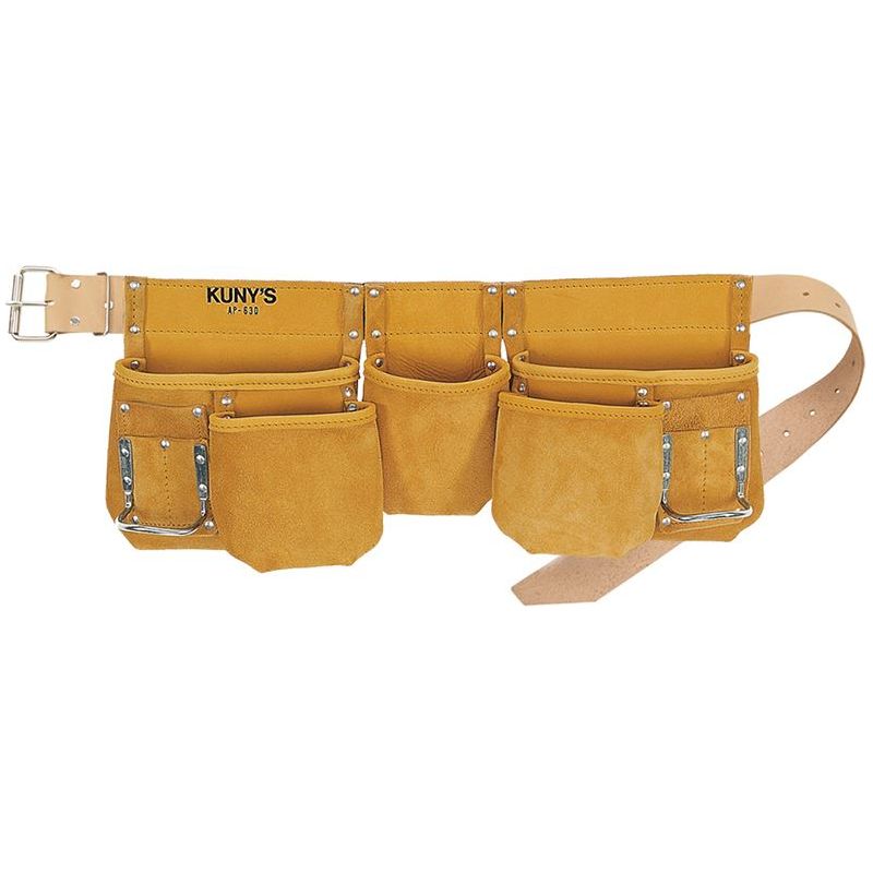 Kuny'S AP-630 Carpenter's Apron Full Grain Leather Kuny's - Dynamic Drive