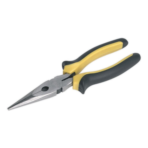 Seigen by Sealey Long Nose Pliers Comfort Grip 200mm S0812 Seigen by Sealey  - Dynamic Drive