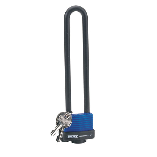 Draper U Bar Extra Long Shackle Lock with 2 Keys 62952 Draper - Dynamic Drive