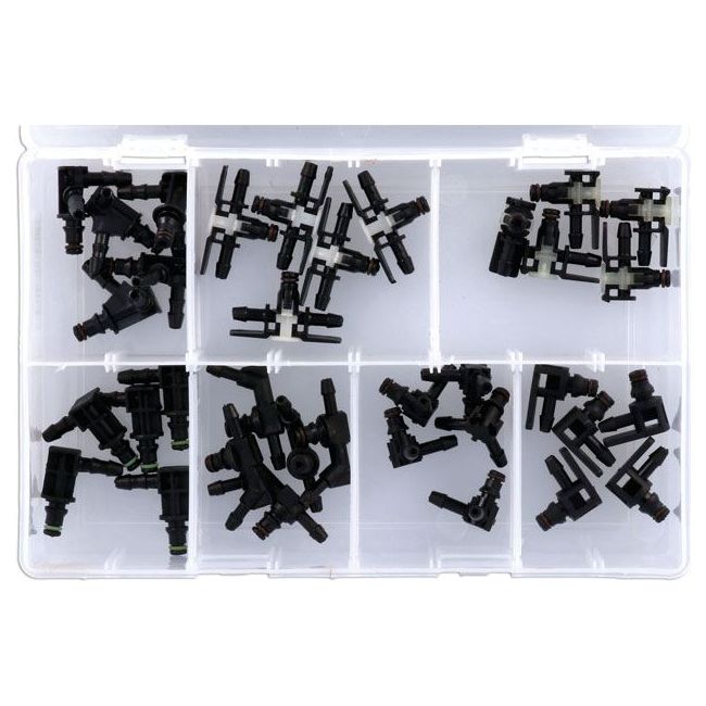 Connect Assorted Popular Common Rail Leak off Connectors - Bosch 35pc 34079 Tool Connection - Dynamic Drive