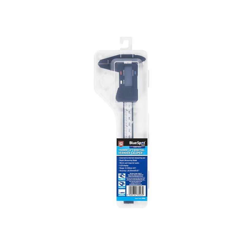 Bluespot Tools Digital Vernier Caliper 150mm (6in) BlueSpot Tools - Dynamic Drive