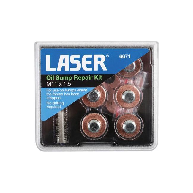 Laser Sump Plug Thread Repair Kit M11 x 1.5 6671 Laser - Dynamic Drive