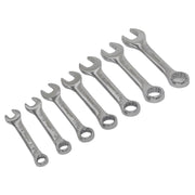 Sealey Combination Spanner Set 7pc Stubby Imperial S01190 Siegen by Sealey - Dynamic Drive