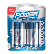Powermaster D-Type Super Alkaline Battery LR20 2pk 2pk PowerMaster - Dynamic Drive