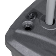 Dellonda Fillable Parasol Base with Wheels, Water/Sand Fill 60L DG266 Dellonda - Dynamic Drive