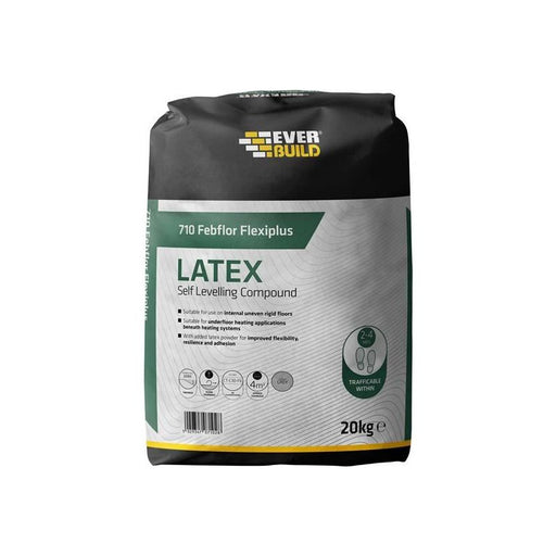 Everbuild Sika 710 Febflor Flexiplus Latex Grey 20kg Everbuild Sika - Dynamic Drive