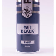 12x PMA Professional Matt Black 500ml Spray Paint High Coverage PMA - Dynamic Drive