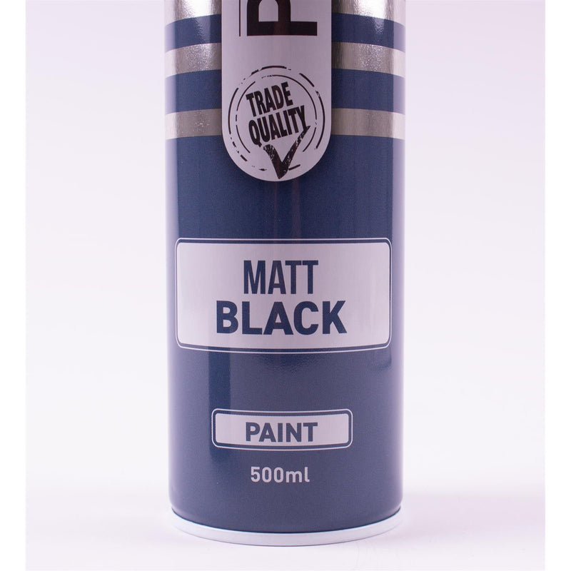 12x PMA Professional Matt Black 500ml Spray Paint High Coverage PMA - Dynamic Drive