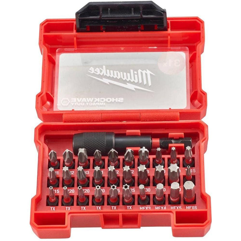 Milwaukee TX Bit Set Compact Case Set-31pc Milwaukee - Dynamic Drive