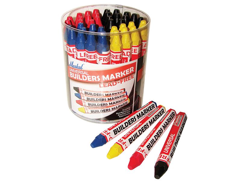 Markal Builder's Marker (Tub 48) Markal - Dynamic Drive