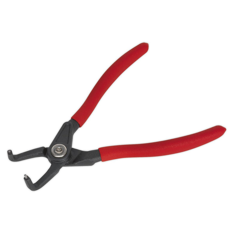 Sealey Circlip Pliers Internal Bent Nose 170mm AK84553 Sealey - Dynamic Drive