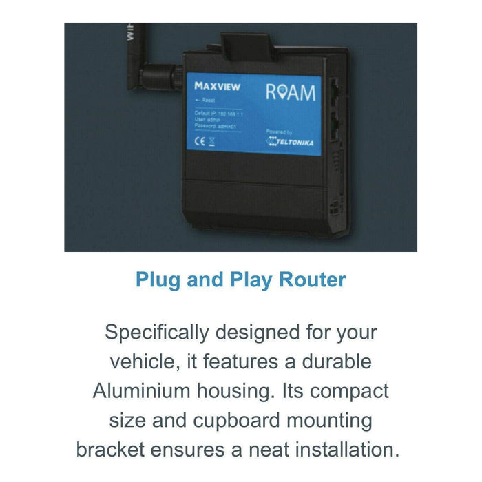 Maxview Roam Mobile 3G/4G Wifi System MXL050 Maxview - Dynamic Drive