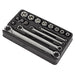 Sealey Premier 16pc Trx-Star* Socket & Spanner Set 3/8" Sq Drive E6-E24 Sealey  - Dynamic Drive