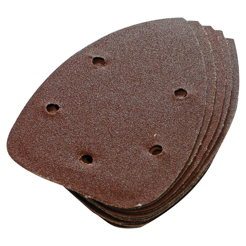 Silverline Hook & Loop Detail Sander Sheets 140mm 10pk 60 Grit Silverline - Dynamic Drive