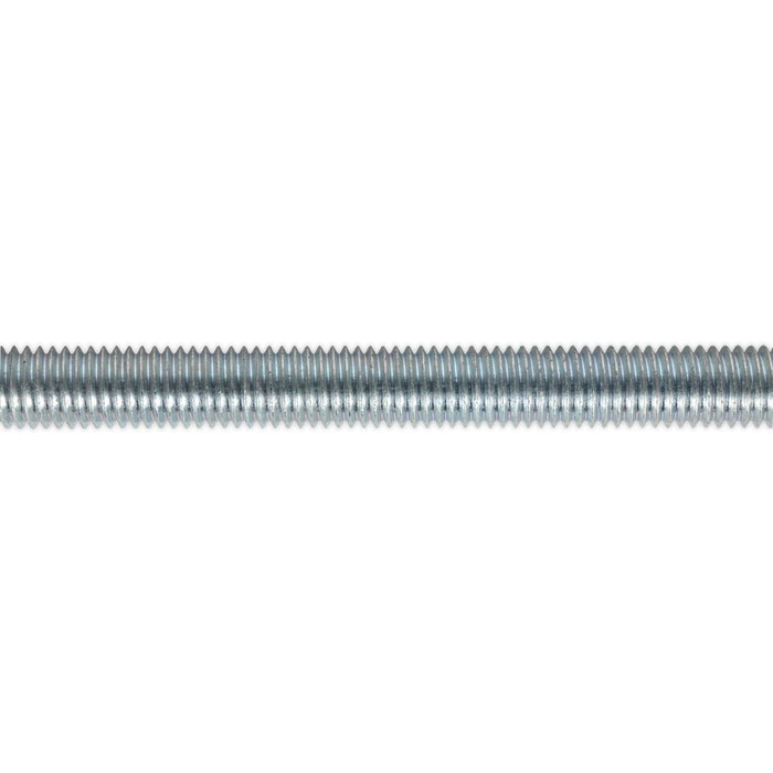 Sealey Studding M10 x 1m Zinc Pack of 5 STUD10 Sealey - Dynamic Drive