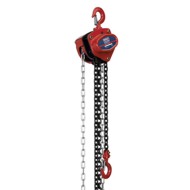 Sealey Chain Block 0.5tonne 2.5m CB500 Sealey - Dynamic Drive