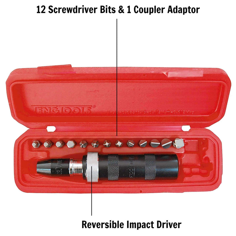 Teng Tools 1/2" & 5/16" Impact Driver Set 15 Pieces Teng Tools - Dynamic Drive