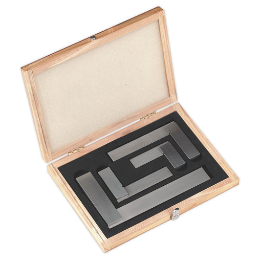 Sealey Precision Steel Square Set 4pc AK11000 Sealey - Dynamic Drive