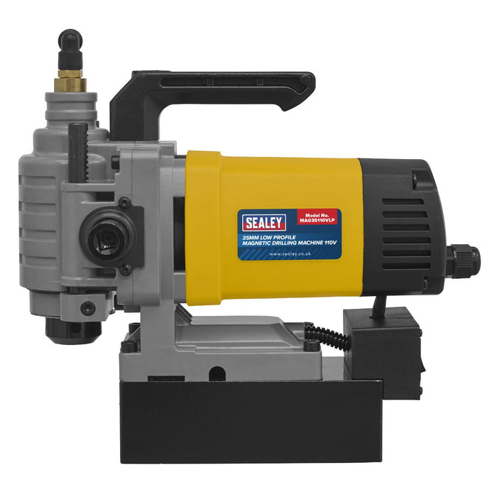 Sealey Low Profile Magnetic Drilling Machine 35mm 110V MAG35110VLP Sealey - Dynamic Drive