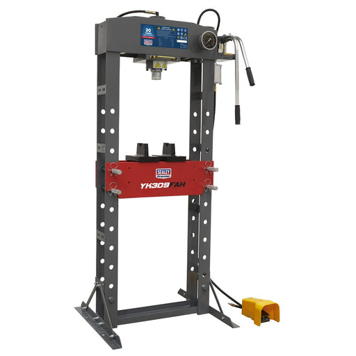 Sealey Air/Hydraulic Press 30 Tonne Floor Type with Foot Pedal YK309FAH Sealey - Dynamic Drive