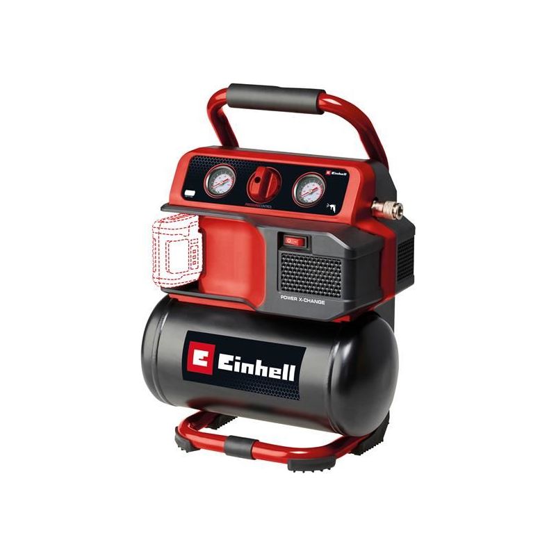 Einhell TE-AC 18/75 Li OF-Solo Power X-Change Air Compressor 18V Bare Unit Einhell - Dynamic Drive